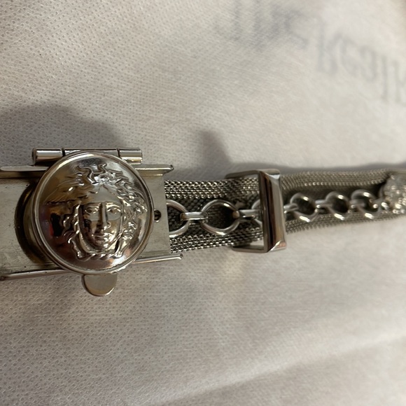 Very Rare Gianni Versace Medusa head Metal Chain Belt